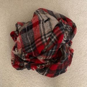 Madewell plaid openweave scarf